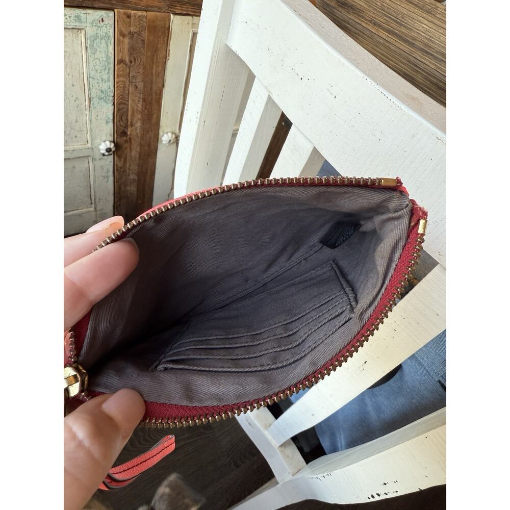 Fossil Color Block Leather Wristlet Wallet - image 3